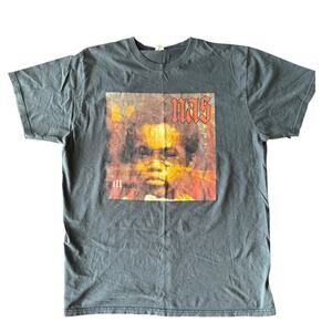Nas Illmatic Vintage Rap Tee XL Bay Island Hip Hop Graphic T-Shirt 90s 2000s